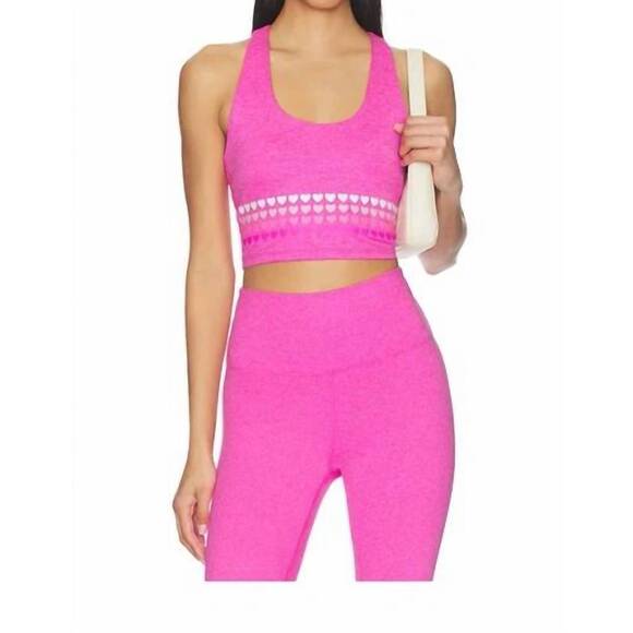 BEACH RIOT Tops - NEW BEACH RIOT yara scoopneck top in electric pink soft serve